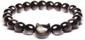 Black Obsidian Women Bracelets -Wealth Prosperity Abundance Stone Bead Bracelet, Entrepreneur Business Luck Beaded Bracelets,Spiritual Mood Energy Cute Protection Stretch Bracelet,Health Good Luck Feng Shui Bracelets For Women Gifts For Women