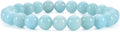 Cherry Tree Collection Gemstone Beaded Stretch Bracelet 8mm Round Beads 7"